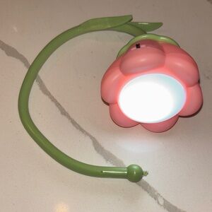 Pink and Green Flower Night Light